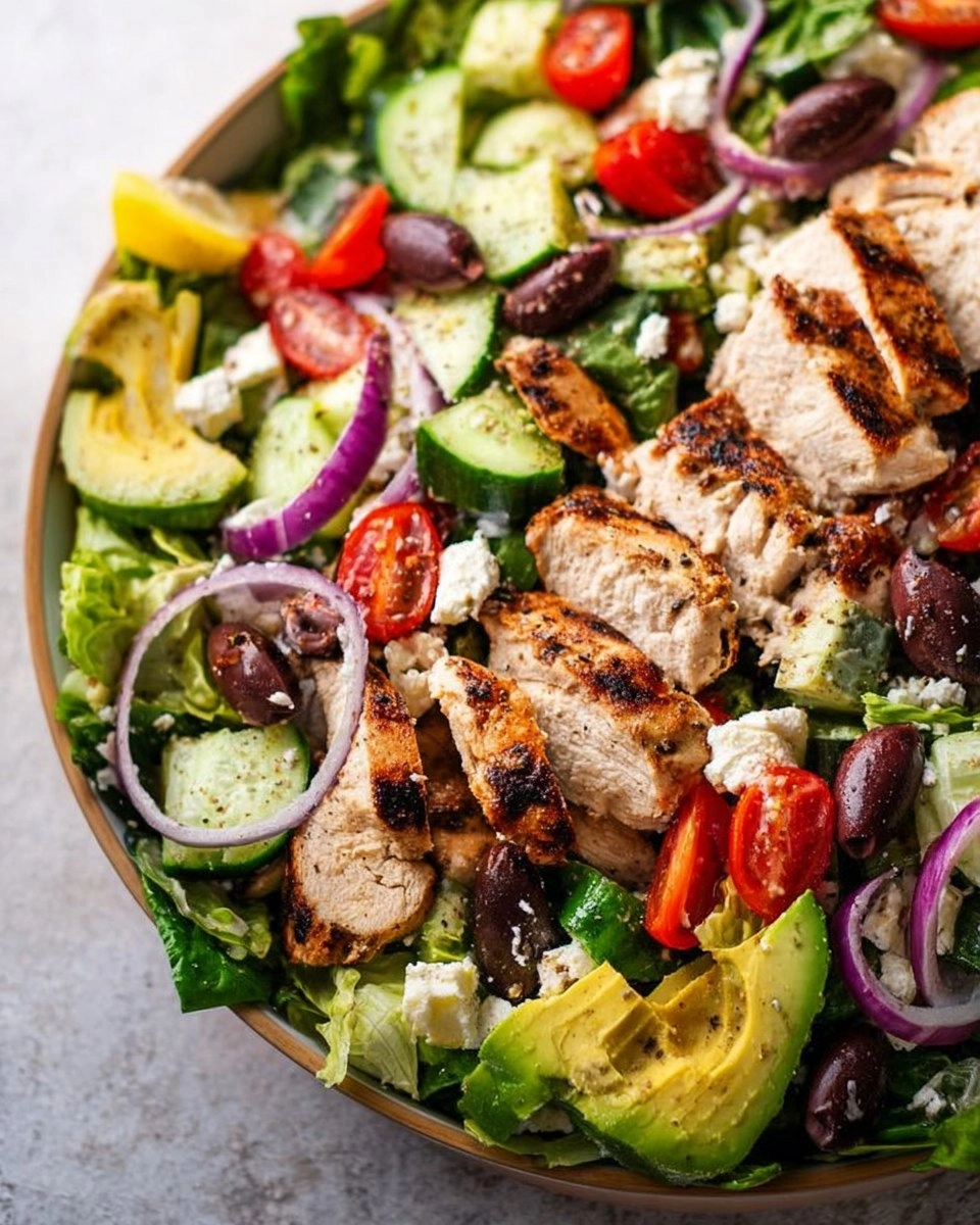 Healthy Greek Chicken Salad (High Protein, Easy Meal Prep)