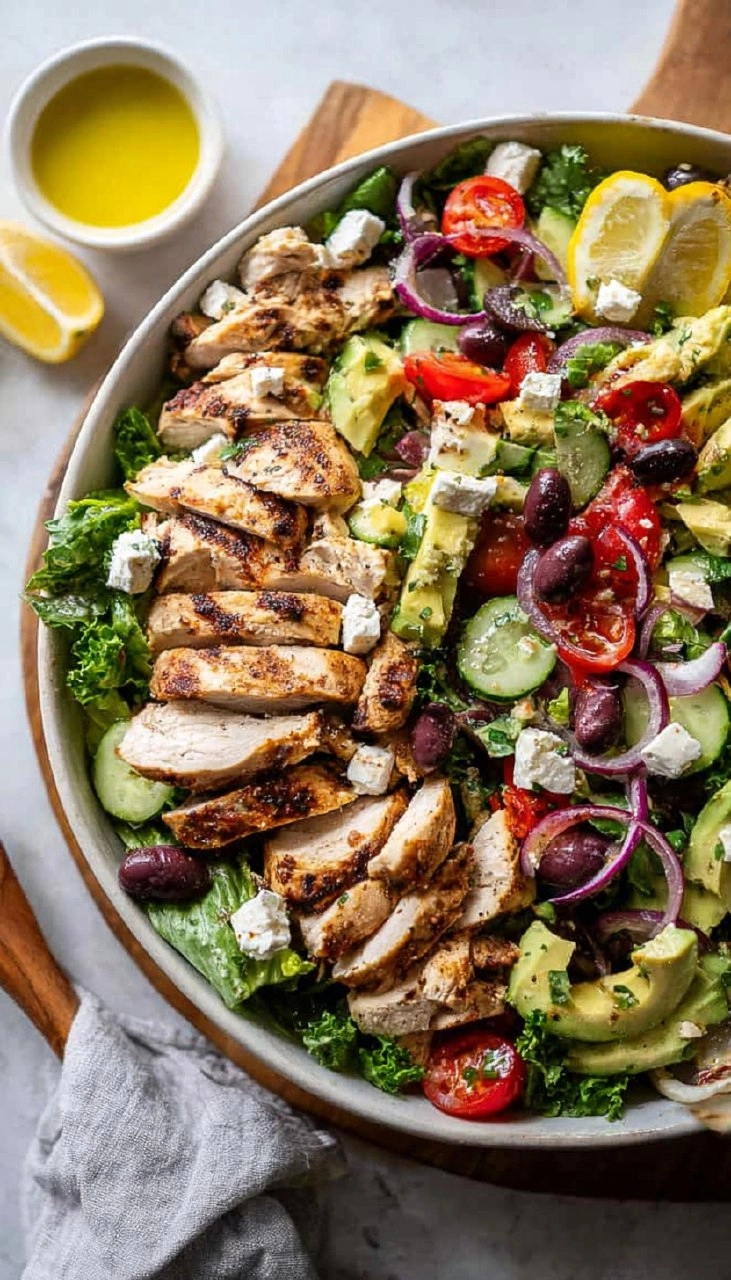 Healthy Greek Chicken Salad (High Protein, Easy Meal Prep)