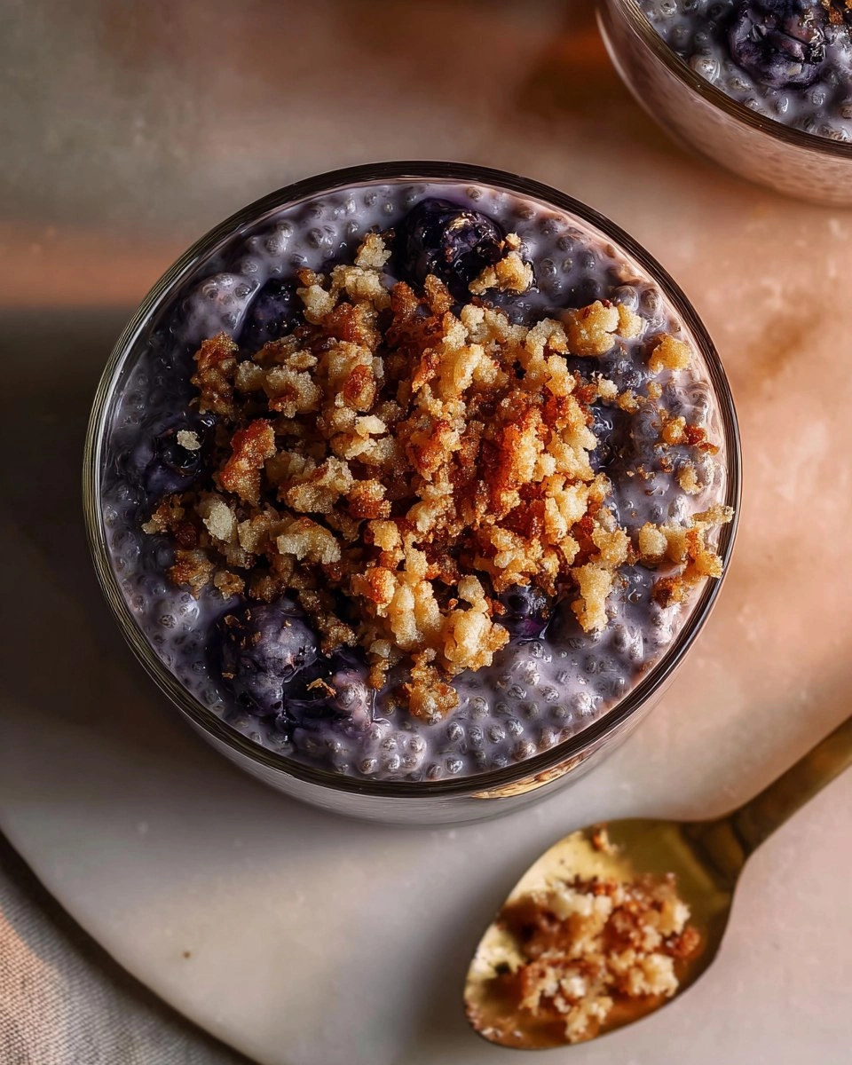 Lemon Blueberry Muffin Chia Pudding