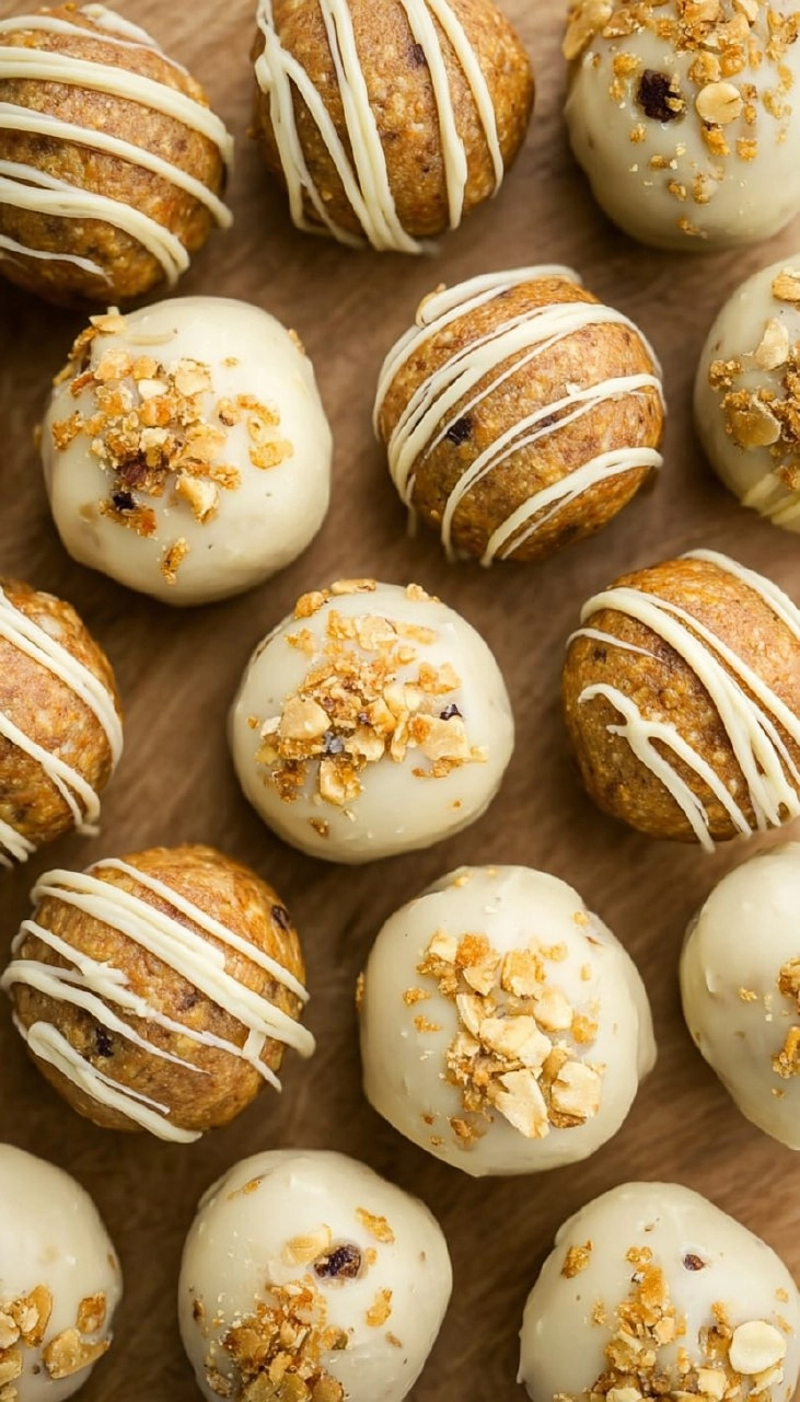 No-Bake Carrot Cake Protein Balls 110 No-Bake Carrot Cake Protein Balls