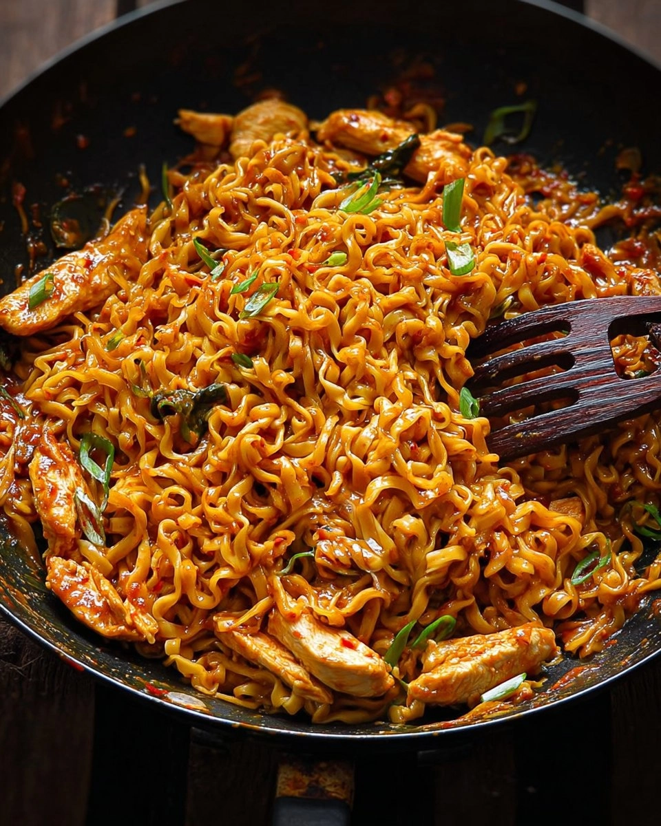 Peanut Chilli Noodles with Chicken