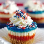 Red, White and Blue Mini Cheesecakes 126 Red-White-and-Blue-Mini-Cheesecakes-Recipe