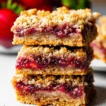 Strawberry-Crumble-Bars-Almond-Flour-Easy-Buttery-Recipe