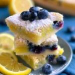 Blueberry-Lemon-Bars-Sweet-Tart-Picnic-Dessert-Squares-Recipe