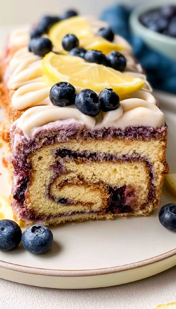 Blueberry Lemon Icebox Cake