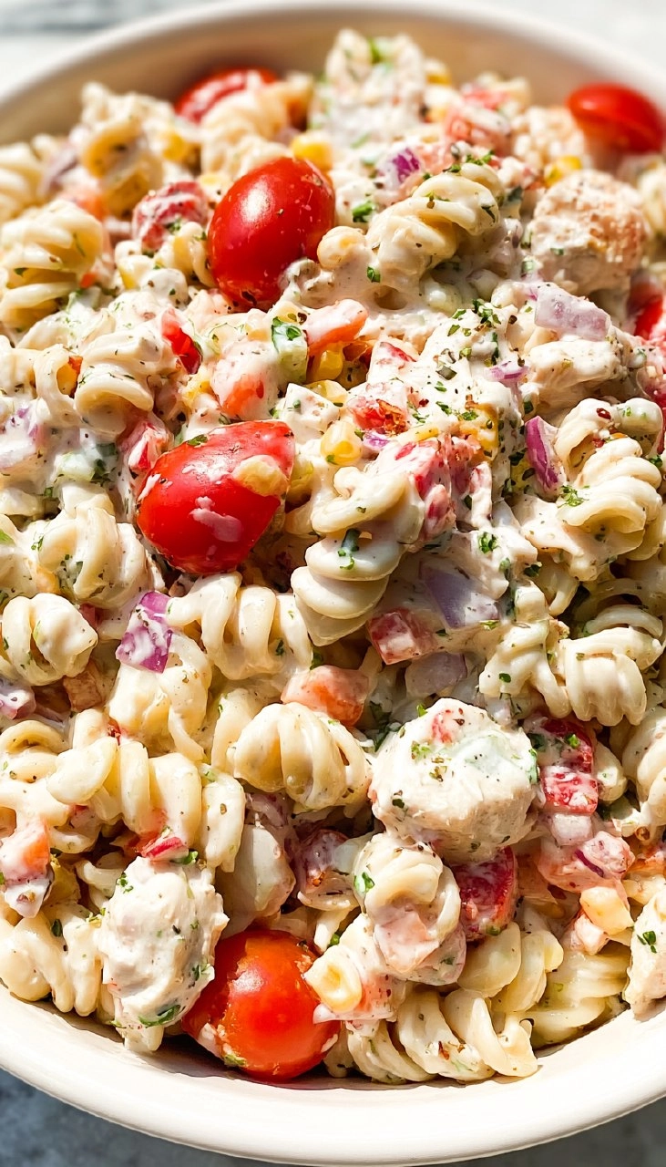 Chicken Ranch Pasta Salad 70 Chicken Ranch Pasta Salad