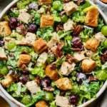 Chicken-Salad-with-Grapes-Pecans-and-Croissant-Croutons-Recipe