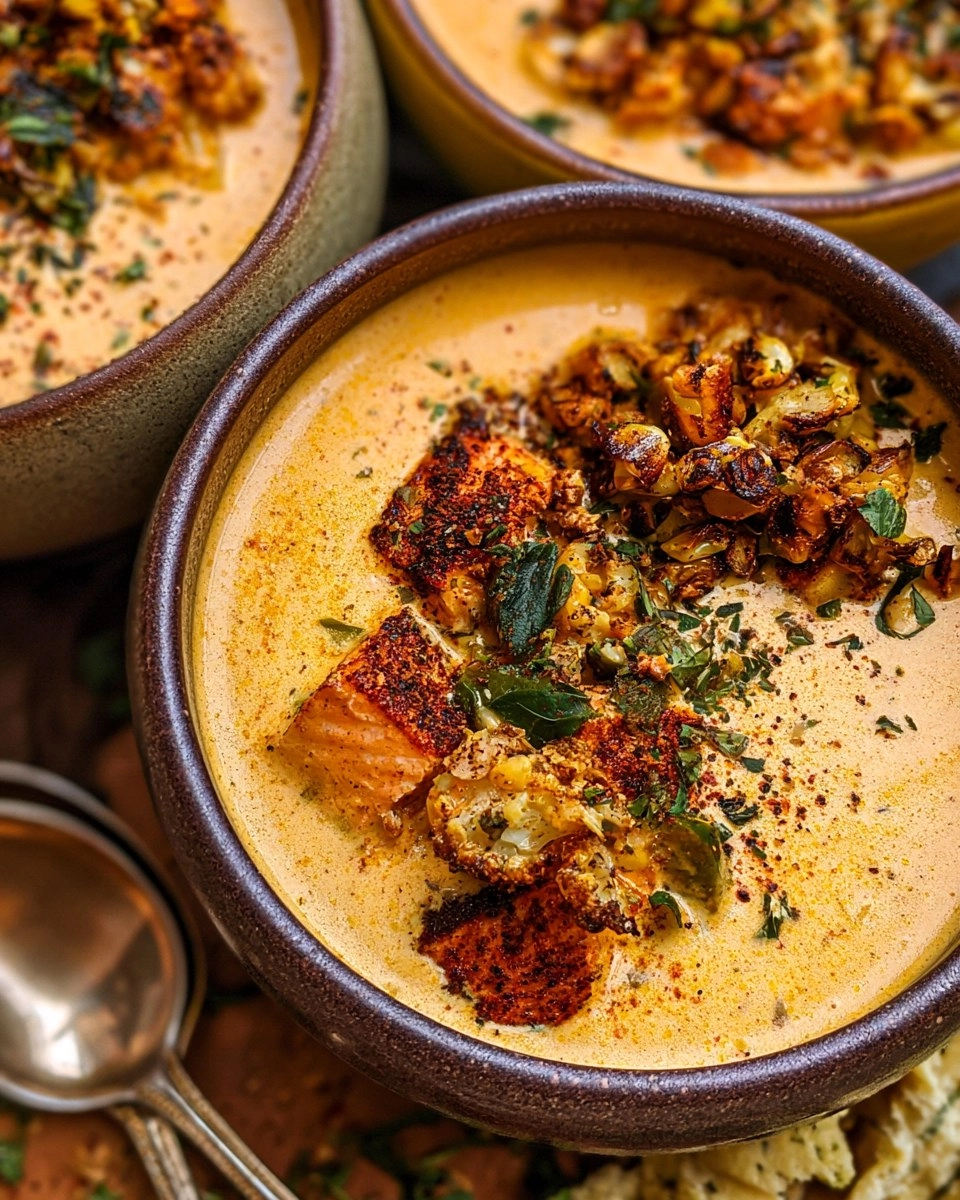 Creamy Blackened Salmon Chowder 58 Creamy Blackened Salmon Chowder