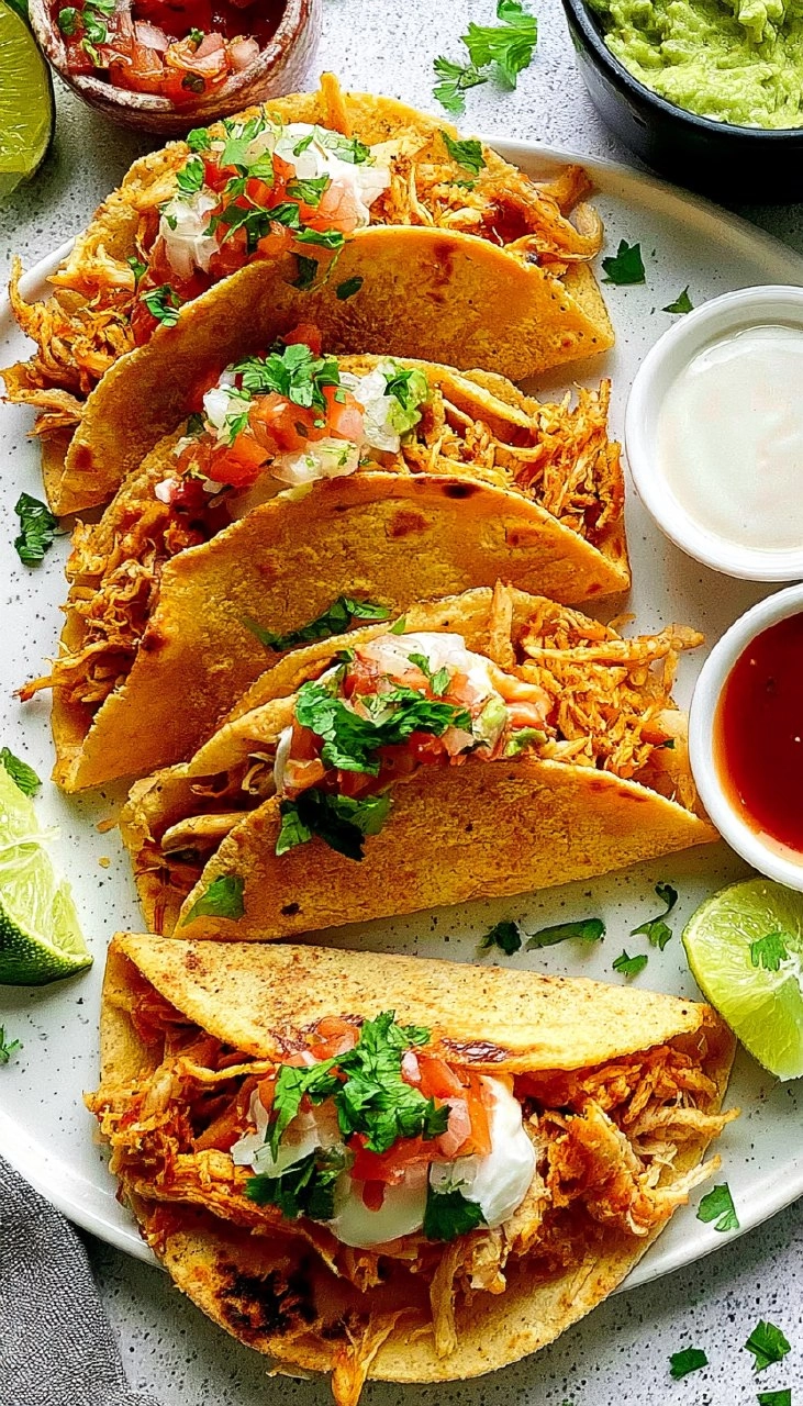 Crispy Baked Chicken Tacos 65 Crispy Baked Chicken Tacos