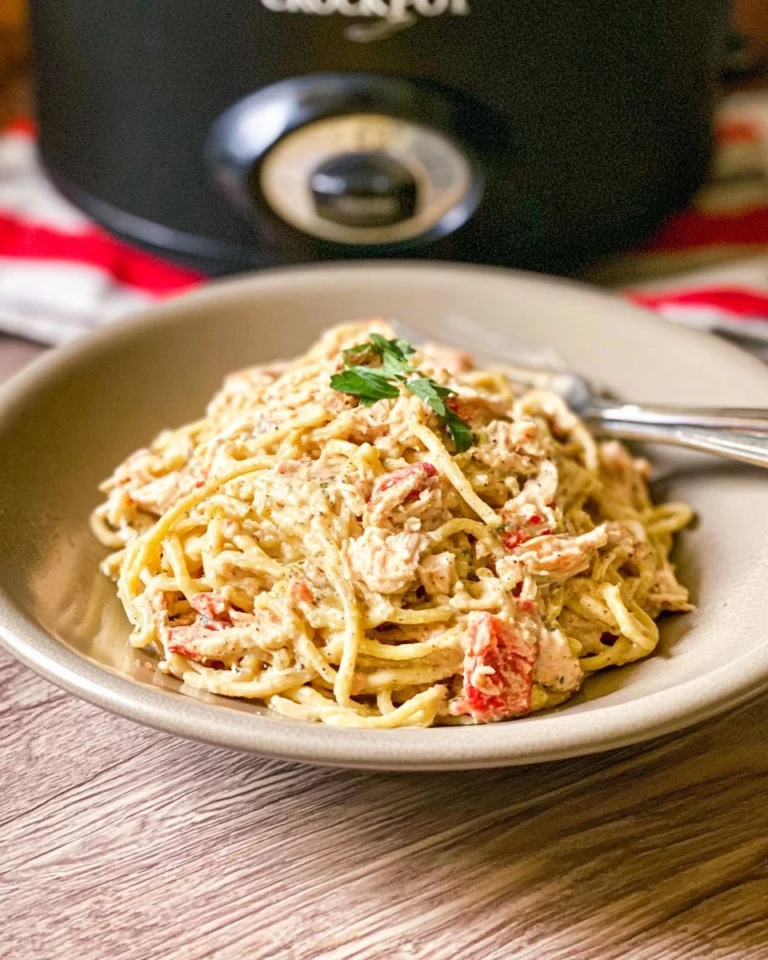 Crockpot-Chicken-Spaghetti-Recipe
