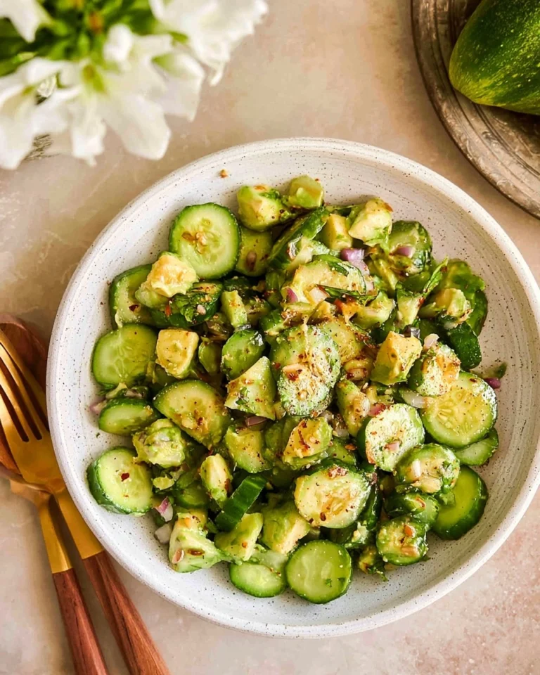 Cucumber-Avocado-Salad-Creamy-and-Ready-in-10-minutes-Recipe