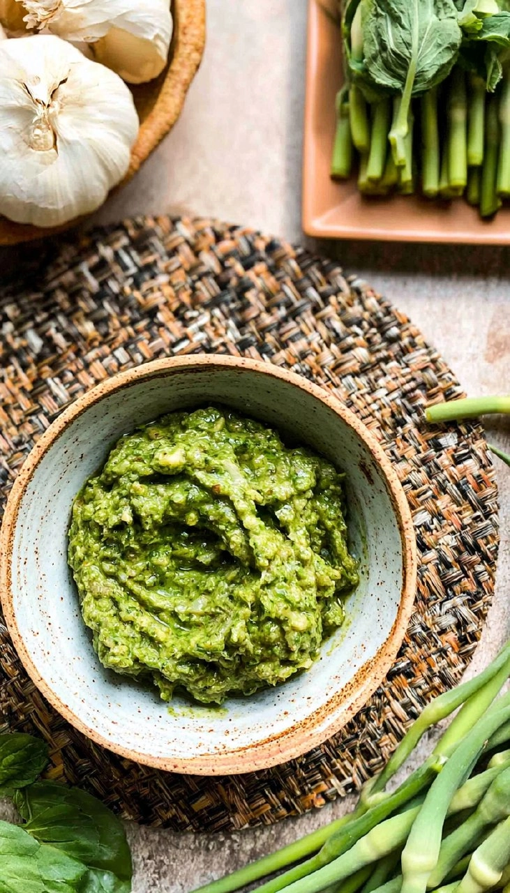 Garlic Scape Pesto 90 Garlic Scape Pesto