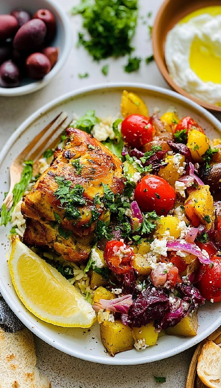 Greek Sheet Pan Chicken 75 Greek Sheet Pan Chicken
