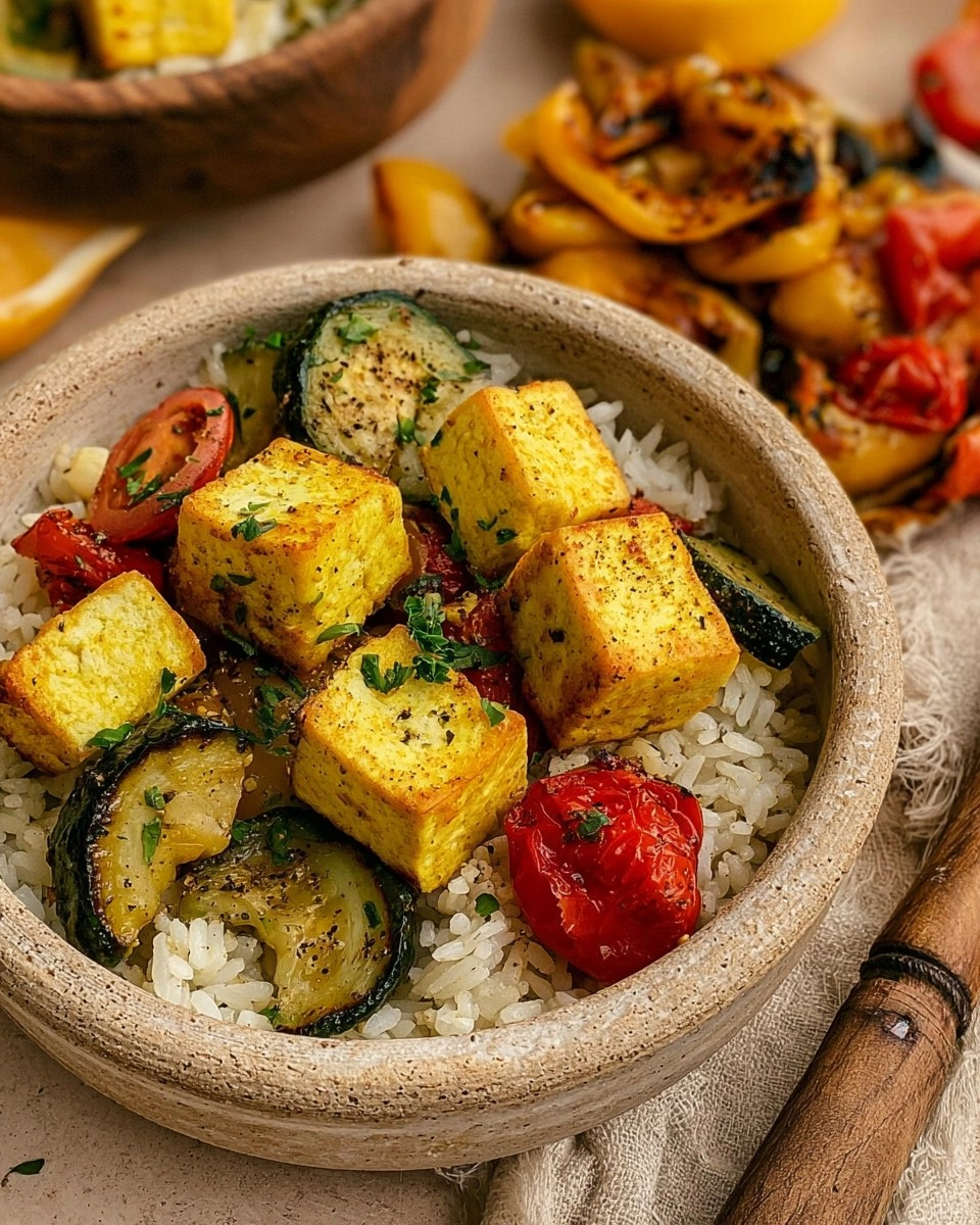 Greek Tofu & Rice Bowls