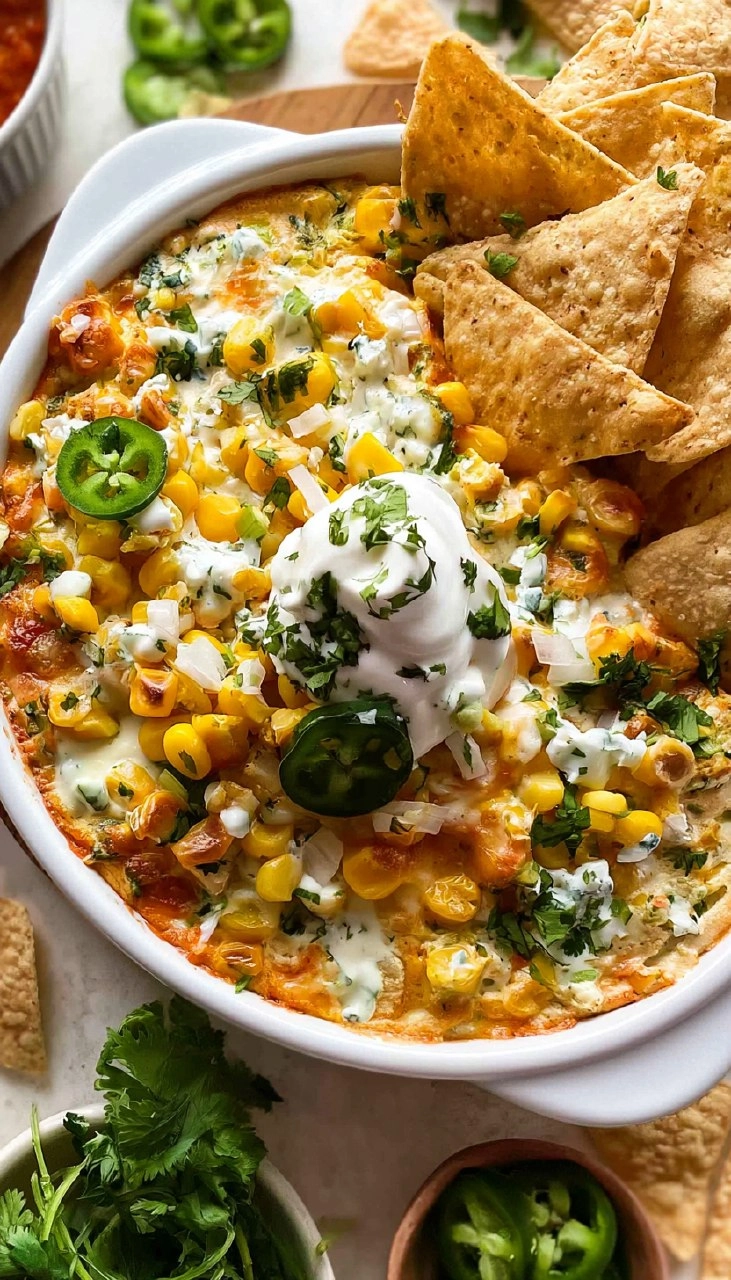 Mexican Street Corn Dip | Creamy Crowd-Pleasing Cookout Appetizer