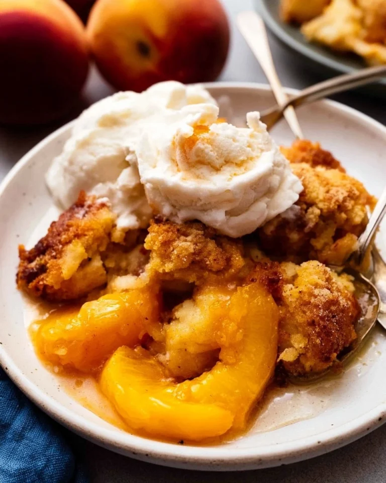 Peach-Cobbler-Old-Fashioned-Summer-Fruit-Dessert-Recipe