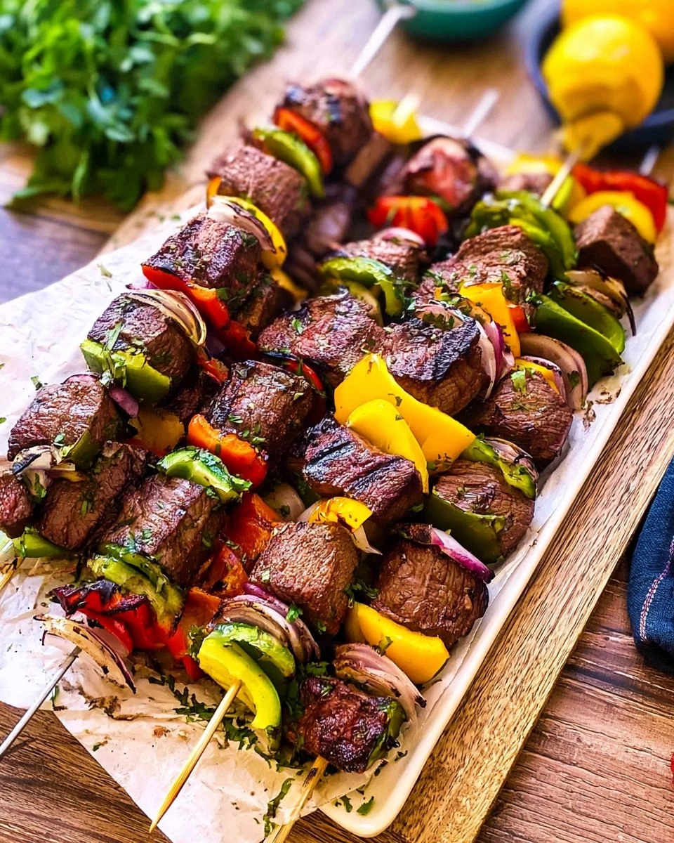 Steak Kabobs | Easy Grilled Skewers for Dad’s Cookout