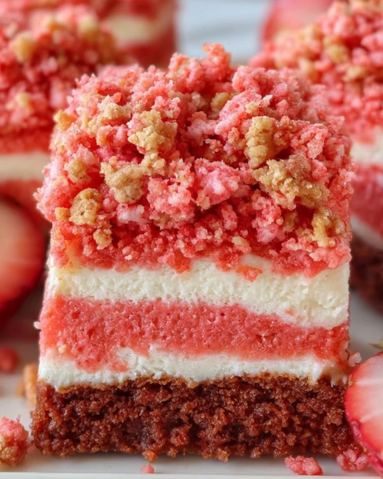 Strawberry-Crunch-Cheesecake-Brownies-Recipe