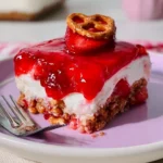 Strawberry Pretzel Salad | Sweet No-Bake Potluck Dessert 106 Strawberry-Pretzel-Salad-Sweet-No-Bake-Potluck-Dessert-Recipe
