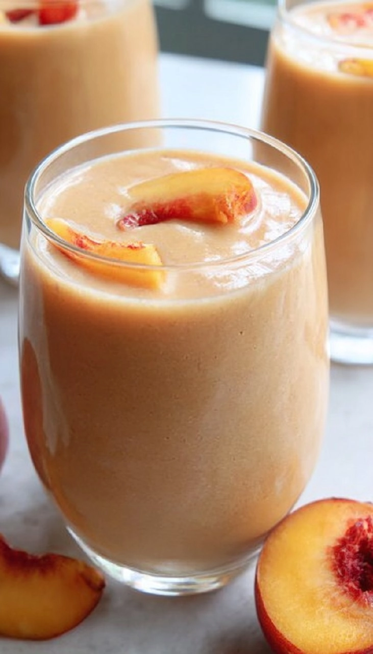 5-Minute Peach Smoothie