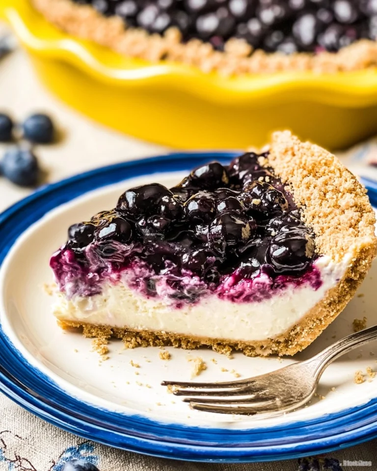 Blueberry-Cream-Cheese-Pie-No-Bake-Recipe