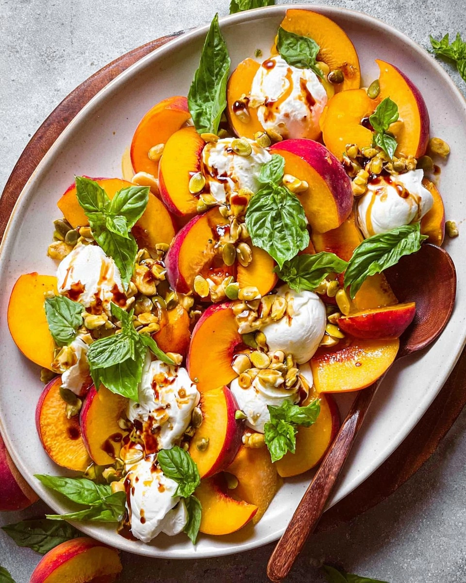 Burrata Peach Salad