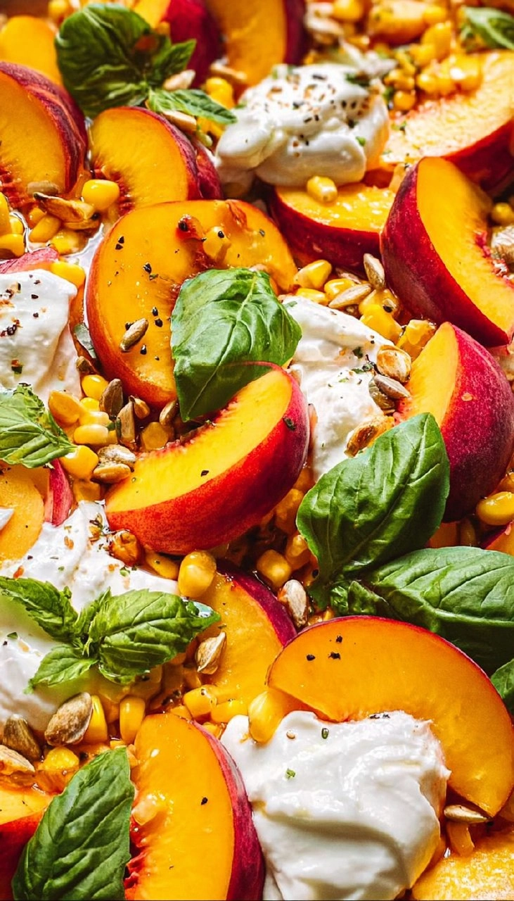 Burrata Peach Salad