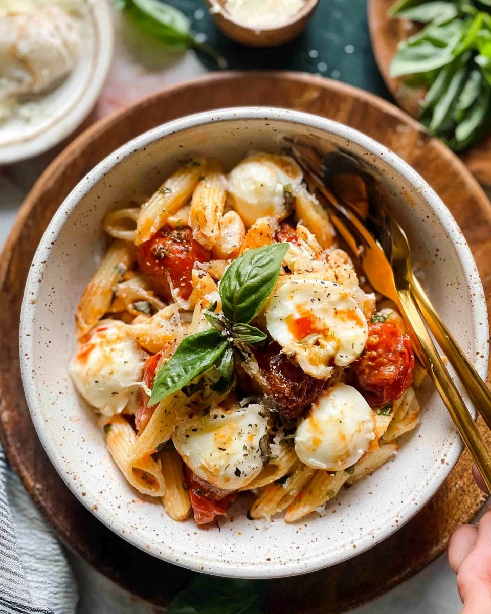 Caprese Pasta (Easy Tomato Mozzarella Pasta) 94 Caprese Pasta (Easy Tomato Mozzarella Pasta)