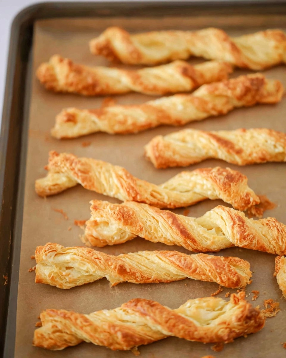 Cheese Twists with Puff Pastry 79 Cheese Twists with Puff Pastry
