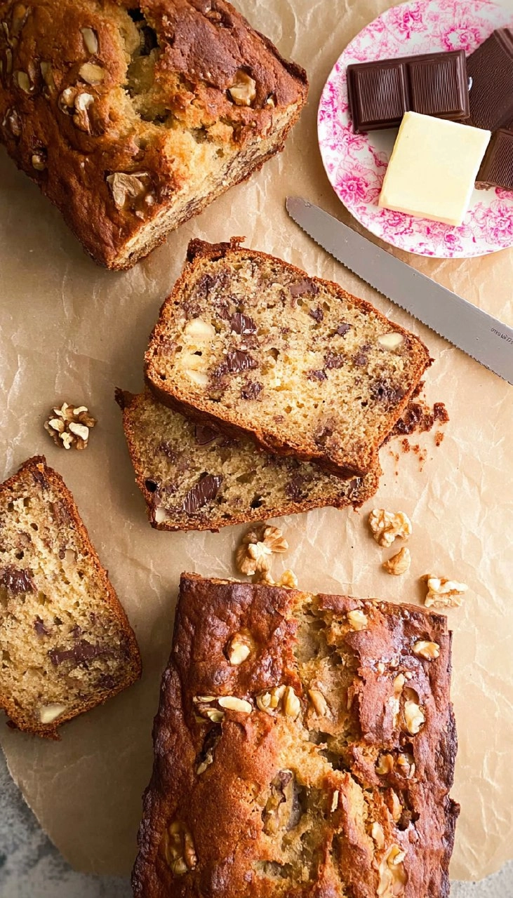 Chocolate Chip Walnut Banana Bread 115 Chocolate Chip Walnut Banana Bread