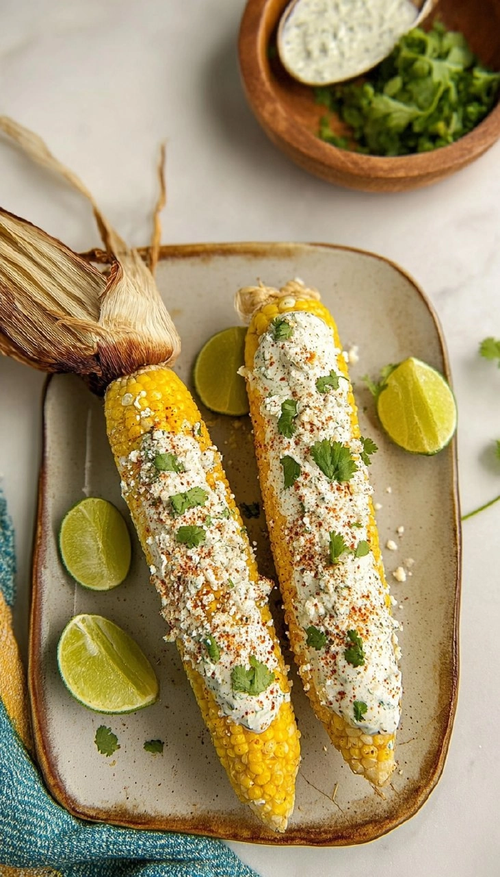 Creamy Cilantro Lime Corn 65 Creamy Cilantro Lime Corn