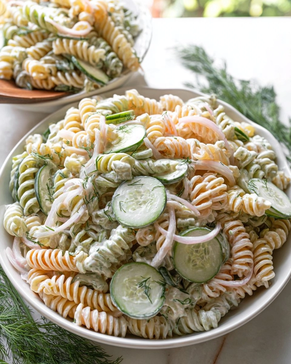 Creamy Cucumber Pasta Salad 79 Creamy Cucumber Pasta Salad