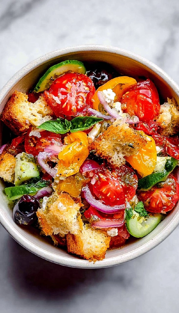 Greek-Style Bread Salad 105 Greek-Style Bread Salad