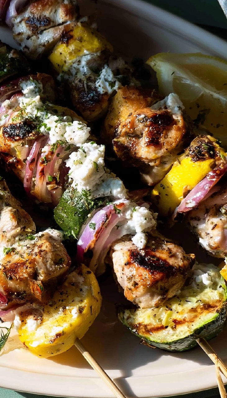 Grilled Greek Chicken Kabobs 100 Grilled Greek Chicken Kabobs