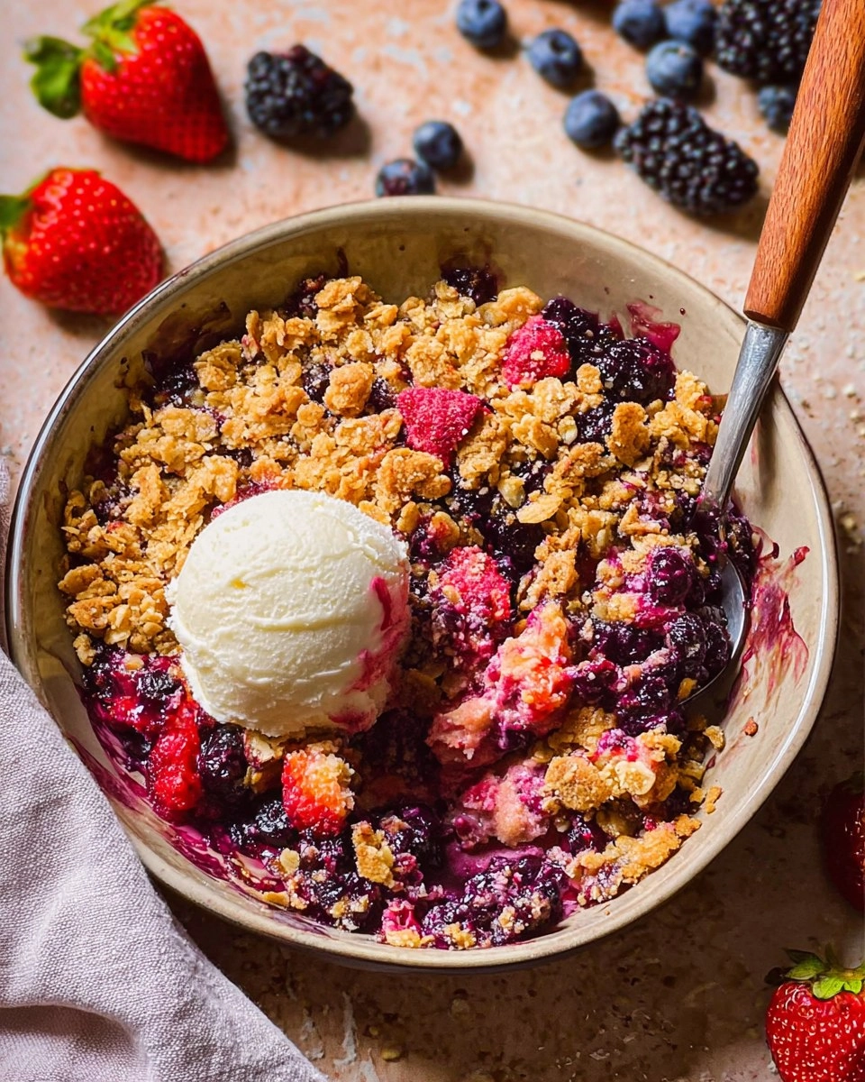 Healthy Mixed Berry Crisp (Gluten-Free) 84 Healthy Mixed Berry Crisp (Gluten-Free)