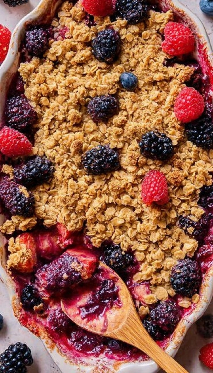 Healthy Mixed Berry Crisp (Gluten-Free) 85 Healthy Mixed Berry Crisp (Gluten-Free)