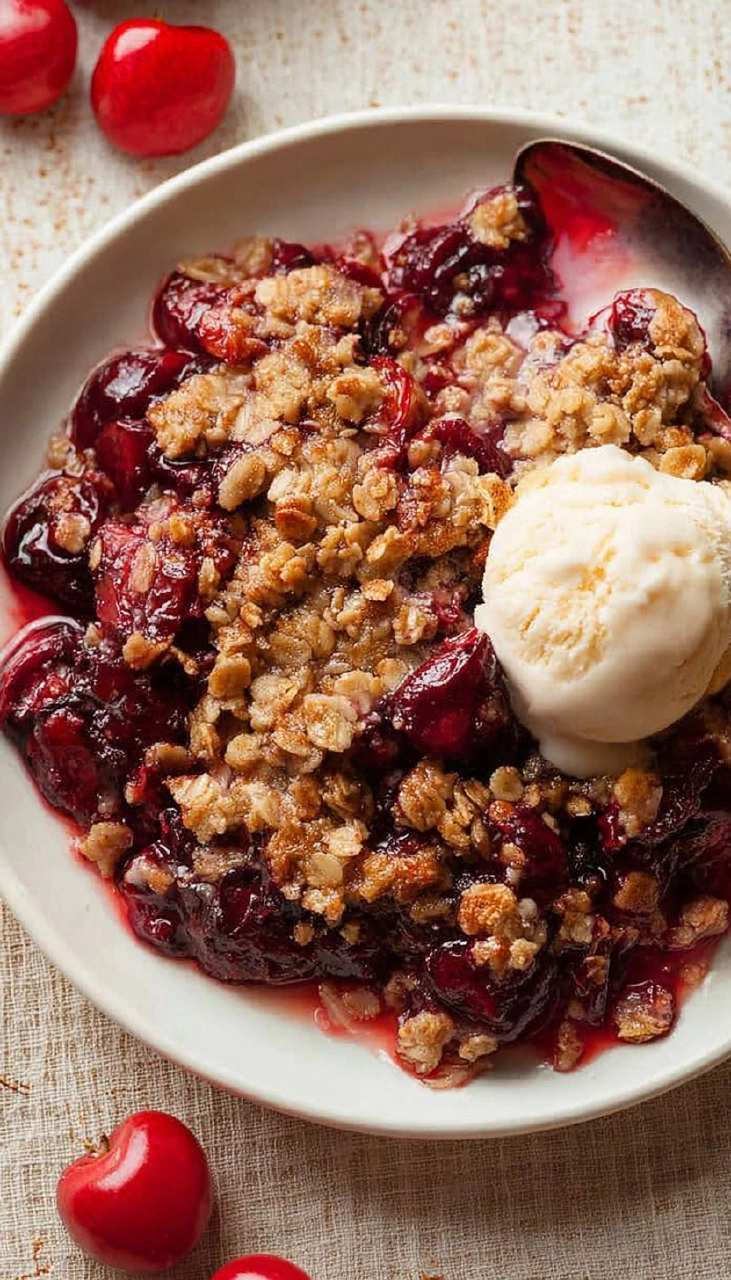 Homemade Cherry Crisp 100 Homemade Cherry Crisp