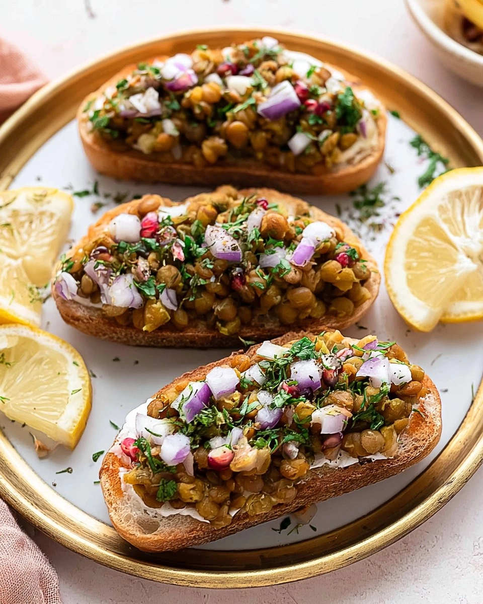 Lentil Bruschetta 74 Lentil Bruschetta