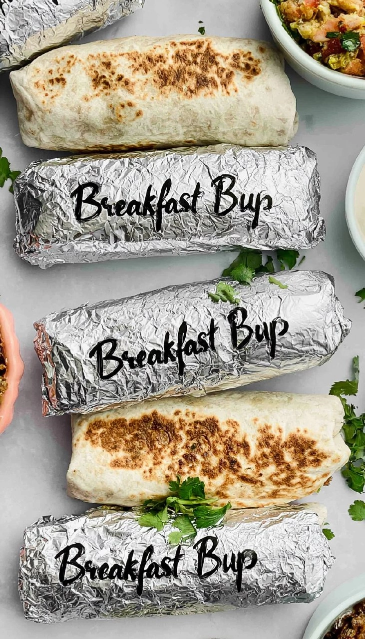 Meal Prep Breakfast Burritos