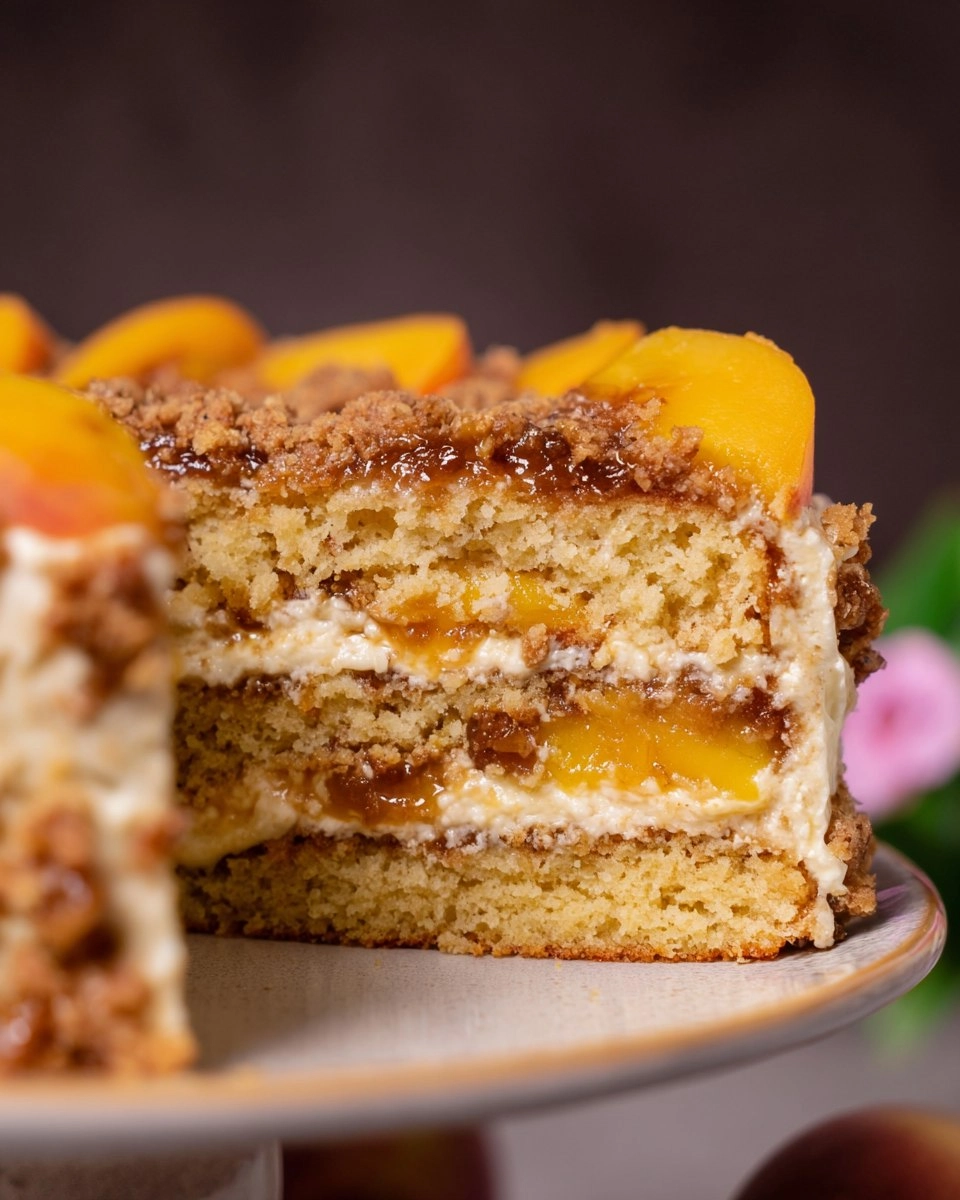 Peach Cobbler Cake 189 Peach Cobbler Cake