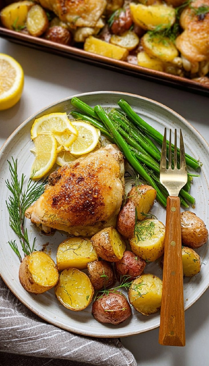Sheet Pan Chicken and Potatoes 105 Sheet Pan Chicken and Potatoes