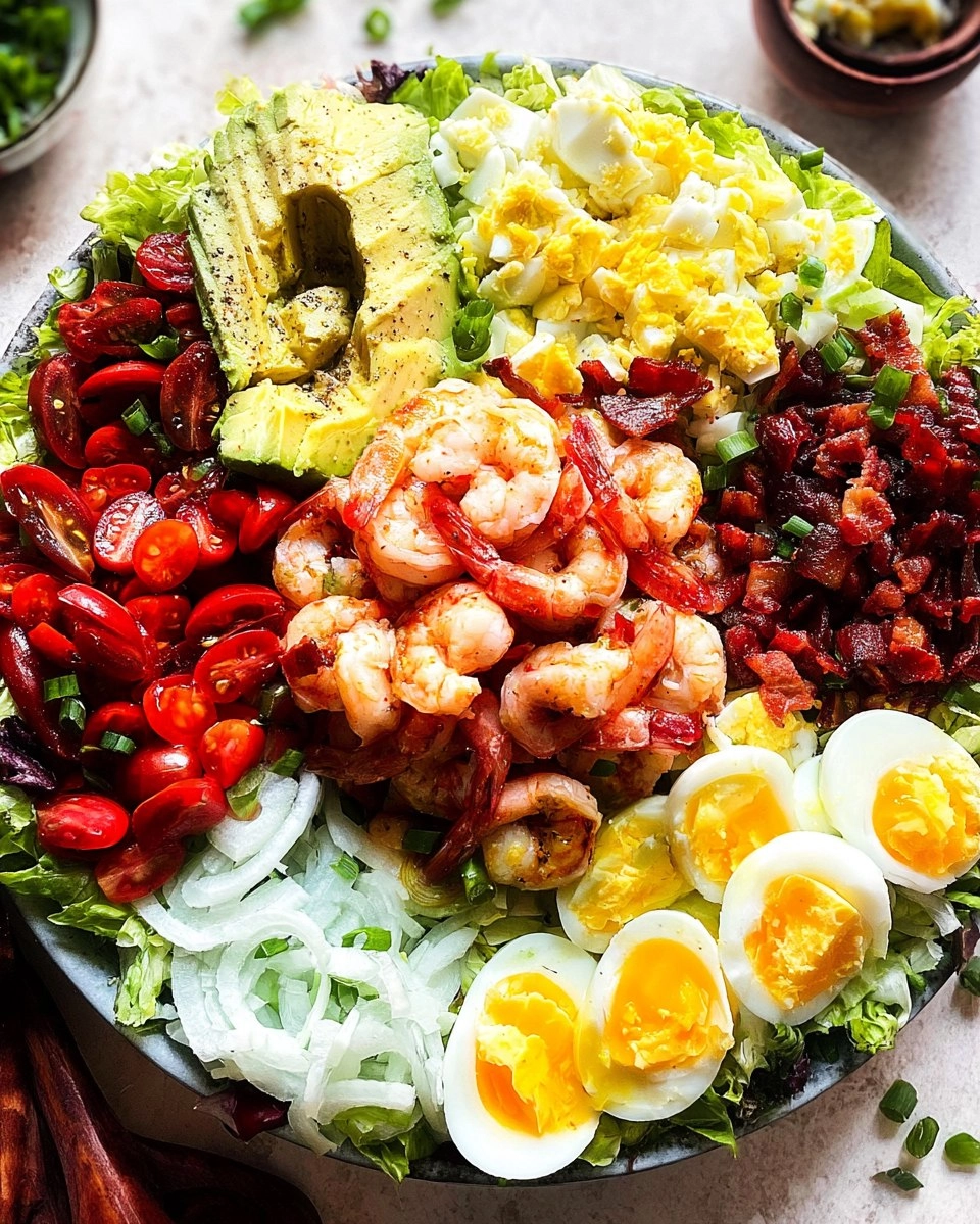 Shrimp Cobb Salad (Healthy, Easy Summer Dinner) 99 Shrimp Cobb Salad (Healthy, Easy Summer Dinner)