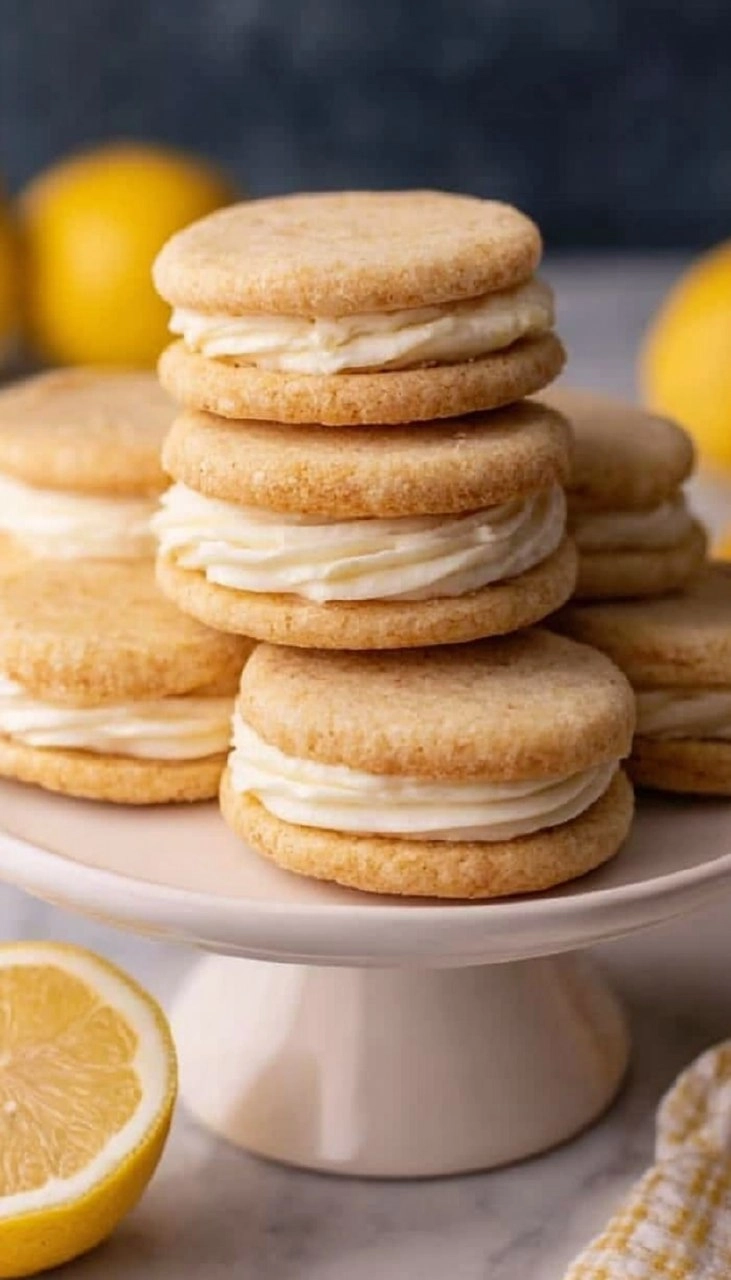 Soft and Chewy Lemon Sandwich Cookies with Cream Cheese Frosting 170 Soft and Chewy Lemon Sandwich Cookies with Cream Cheese Frosting