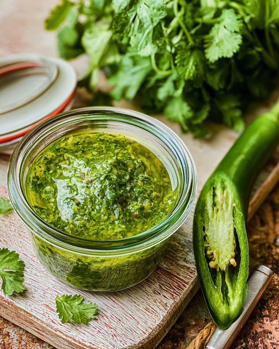 Spicy Chimichurri Sauce with Jalapeño 84 Spicy Chimichurri Sauce with Jalapeño