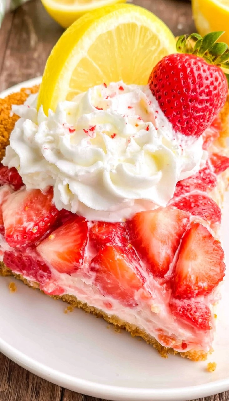 Strawberry Lemonade Pie 125 Strawberry Lemonade Pie