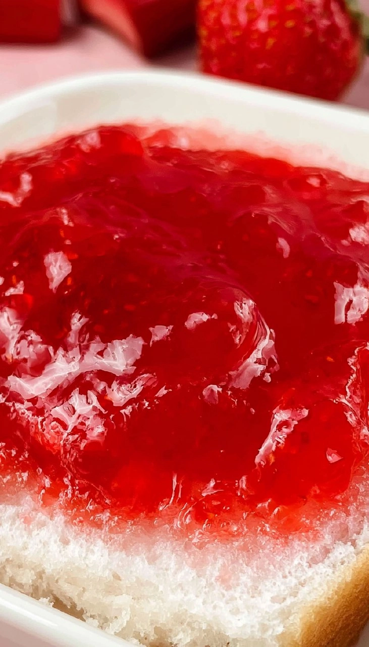 Strawberry Rhubarb Jam 70 Strawberry Rhubarb Jam