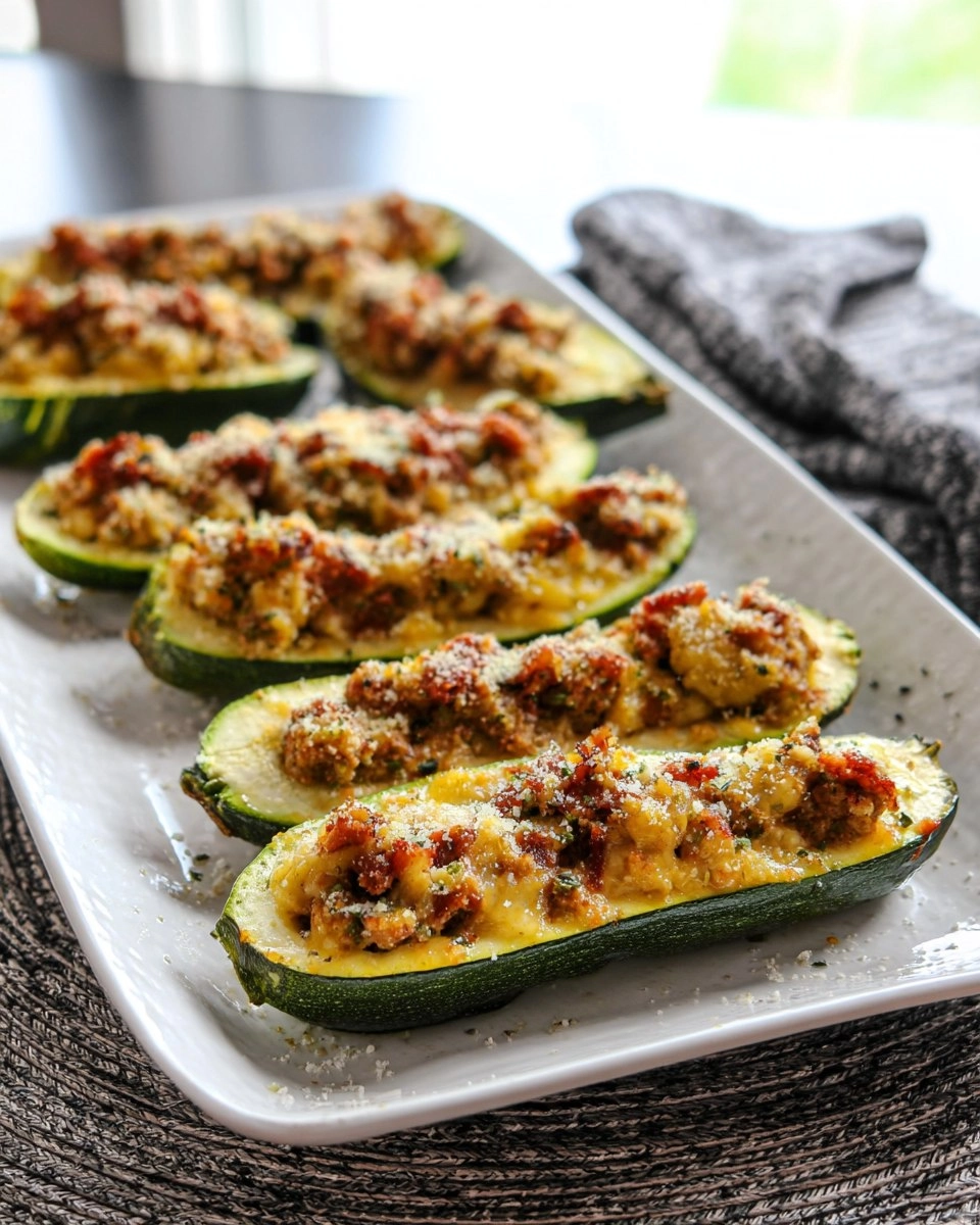 Stuffed Zucchini Boats 99 Stuffed Zucchini Boats