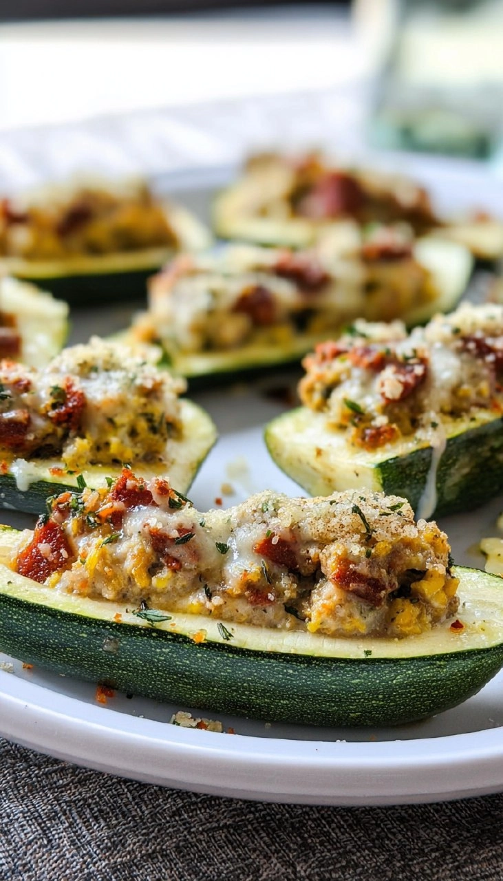 Stuffed Zucchini Boats 100 Stuffed Zucchini Boats
