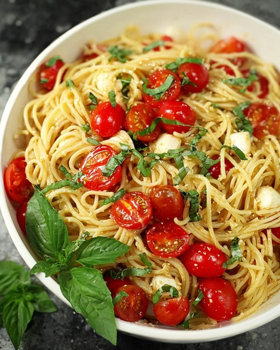 Tomato and Mozzarella Pasta (Pasta alla Checca)
