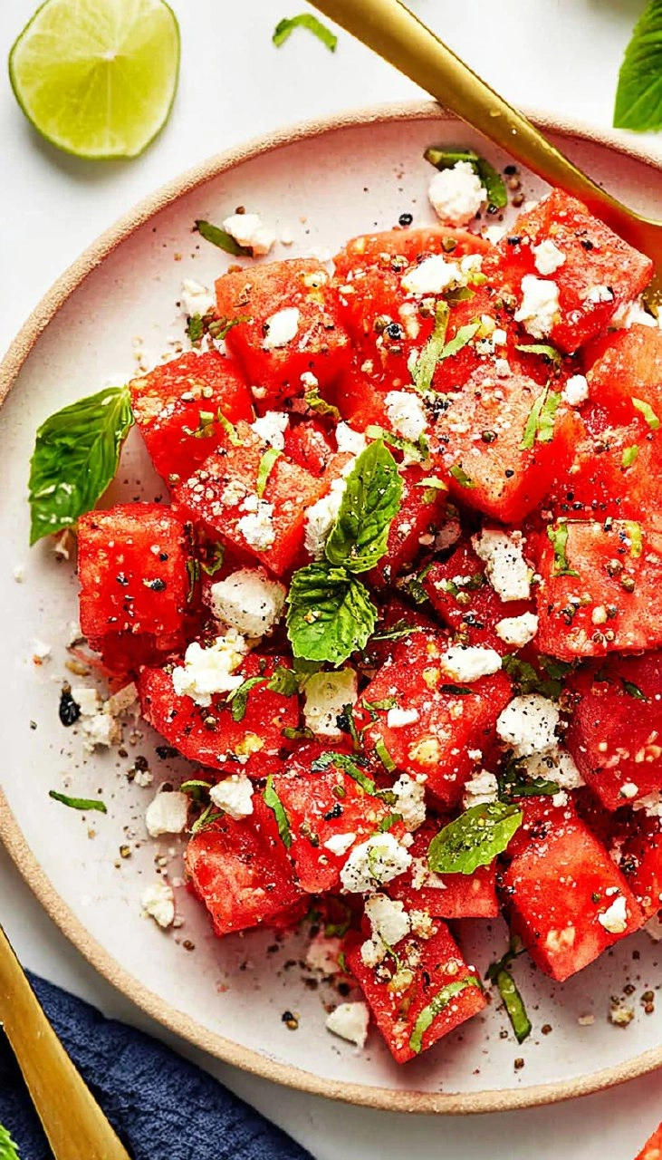 Watermelon Feta Salad 70 Watermelon Feta Salad